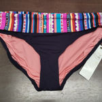 Anne cole  NWT Size XL Multicolor Boho Tribal Swim Separates Bikini Bottom Photo 0