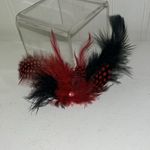 Feather black & red Hair Photo 1