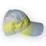 Aerie NWT Ombre Baseball Hat Adjustable Cap Yellow Blue Gradient Photo 1