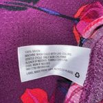 A New Day Dark Purple Floral Tiered Dress - , Womens Size S, Lightweight Photo 2