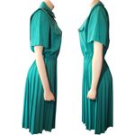 Leslie Fay Vintage 80s does 40s shirt dress size 8P Photo 3