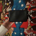 Coach  Wristlet Wallet Black Leather Gold Hardware Photo 1