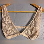 Free People Care FP Reya Lace Bralette in Cream. Size Large Photo 2