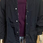 Aztec Jacket Coat Reversible Waterproof Oversized Adult Sz Medium Fleece/Nylon Photo 0