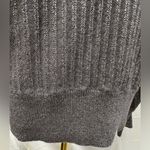 Leroy‎ Knitwear Vintage Boat Neck Dolman Shimmer Striped Grey Sweater Womens Med Gray Photo 6