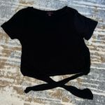 Material Girl Black Tie Top Photo 0