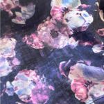 Athleta  Exhale Sports Bra Women size Small Purple Strappy Watercolor Floral Photo 5