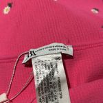 ZARA NWT DRESS WITH SEAMLESS EMBROIDERY RIBBED STRETCH PINK XS Photo 7