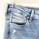 MAVI Maria Slit High Rise Flare Distressed Intentionally Ripped Jeans, Size 28 Blue Photo 8