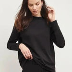 MM.LaFleur The Ellie Pullover - Light French Terry Pima Cotton Black Size Small Photo 0