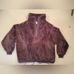 Joy Lab Women’s High Pile, Half Zip Fleece pull over, black, size‎ Medium Photo 10