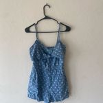 Charlotte Russe blue polka dot romper playsuit jumper Photo 2