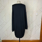 Aritzia  Wilfred Free‎ Black Jersey Knit Long Sleeve Dress Size Small Photo 7