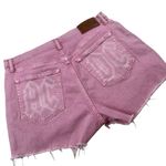 Lucky Brand Lucky Legend AC/DC Mom High Rise Denim Pink Shorts Photo 9