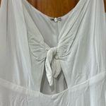 Dainty Hooligan  White Dress with Bow Accent Photo 1