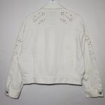 Joie  | Roslena Eyelet Jean Jacket in Porcelain $328 Photo 3