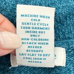 Sundance Long Sleeve Henley Knit Top Teal Blue Women's Small Cotton Silk Blend Photo 6