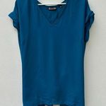 New York & Company 7th Avenue Teal V Photo 0