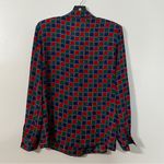 Talbots Vintage 70’ Checkered Double Breasted Blouse Photo 2