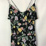 Abercrombie & Fitch  Black Floral Heartfelt Culotte Jumpsuit M Photo 36