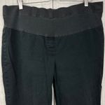 Motherhood Maternity  XL Womens Black Slim Straight Capri Jeans Photo 2