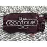 The Contour Womens Size L TallChunky Stripe Crew Neck Sweater Fair Isle VTG Photo 2