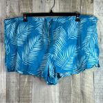 secret treasures 3X(22W-24W) Sleep Shorts Leaf Pattern Stretch Ribbon Wa… Photo 0