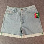 Cross Colours Women’s Cuffed Jean Shorts Blue Size 30 Photo 3