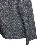 Eileen Fisher 422.  Jacquard Flight Jacket Womens XL Black Bone Full Zip Photo 7