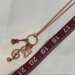 Music Lover Rose Colored Necklace Earring Set Pink Photo 6