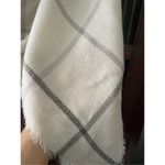 Old Navy  Oversized Flannel Scarf Ivory Photo 4