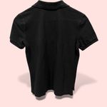 Ralph Lauren Cute black  logo gold button cotton polo shirt Photo 3