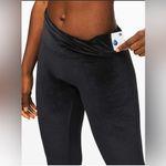 Lululemon  Wonder Lounge High-Rise Velvet Leggings 28” Black Size 8 Photo 2