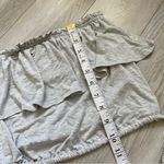 Abercrombie & Fitch Ruffle Crop Tie Tube Top Gray (Medium) Photo 5