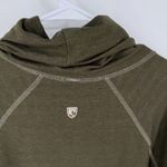 Kuhl  Alea Long Sleeve Cowl Neck Pullover Olive Green XL Outdoor Active Layers Photo 3