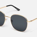 Quay Australia Quay Jezebell Rimless Gold Frame / Smoke Lens sunglasses EUC Photo 0