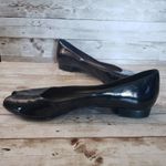 Antonio Melani - Women's Shiny Black Peep Toe Low Heel Size 10 M Photo 3