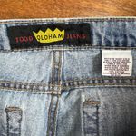 Todd Oldham Jeans 7x33 Blue Flare Leg Bell‎ Bottom Mid Rise Denim 90s Y2K Hippie Size undefined Photo 6