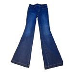 Spanx  Flare Jeans Womens Petite Size S Dark Wash High Rise Pull On Stretch Denim Photo 1