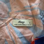 Maaji  Revolve Blue And Red Floral Tunic Dress Tie Waist Size Small Photo 2