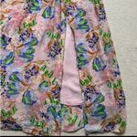 Revolve NEW ASTR Emine Pastel Pink Blue Floral Cutout Midi Dress Slit‎ XL  Photo 6