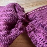 Shade & Shore Women's Pink Crochet Bandeau Bikini Top - Size 34DD - NWT Photo 8