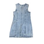 Frye  Western Denim Sleeveless Button Front Dress Blue V-Neck Women’s Small Photo 2