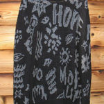 Stella McCartney Rare Black Gray Oversize Graphic Sweater Photo 0