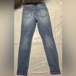 SO  Stretch High Rise Ultimate Denim Blue Jeggings Size 7 Womens Juniors Photo 1