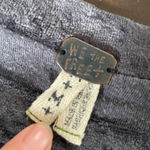 We The Free People Crushed Velvet Sweatshirt Dark Grey M Photo 6