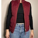 J Crew Red Classic Quilted Puffer Vest Size Medium Photo 1