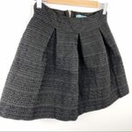 Francesca’s Dina Be Black Textured Skater Shirt L Size L Photo 1