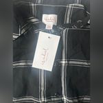 NWT Isabel Maternity Women’s Plaid Button Up Shirt XXL Black Size undefined Photo 4