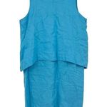 Habitat 100% Linen Dress Women’s Shift Sheath Cottagecore Beach Summer sz large Photo 0